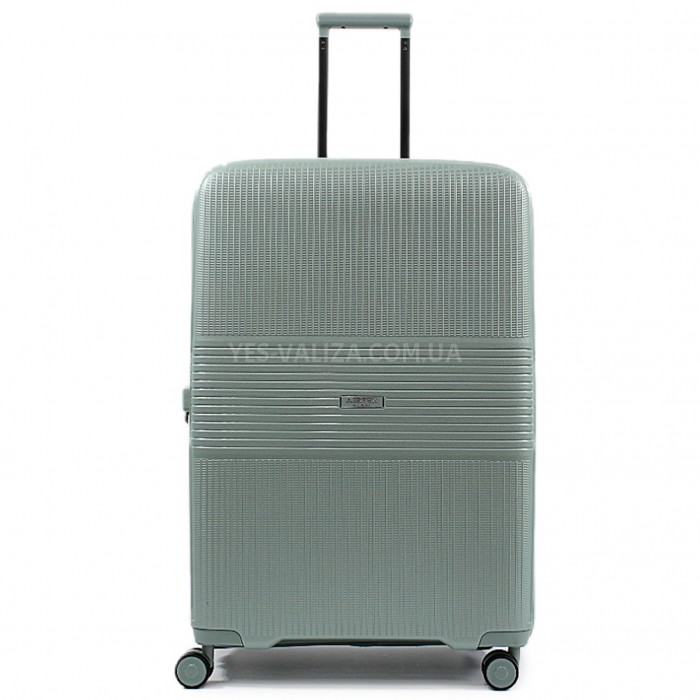 Валіза велика L поліпропілен оливка 77х53х33+5/133л/4.3кг/Aitex 251, фото 2