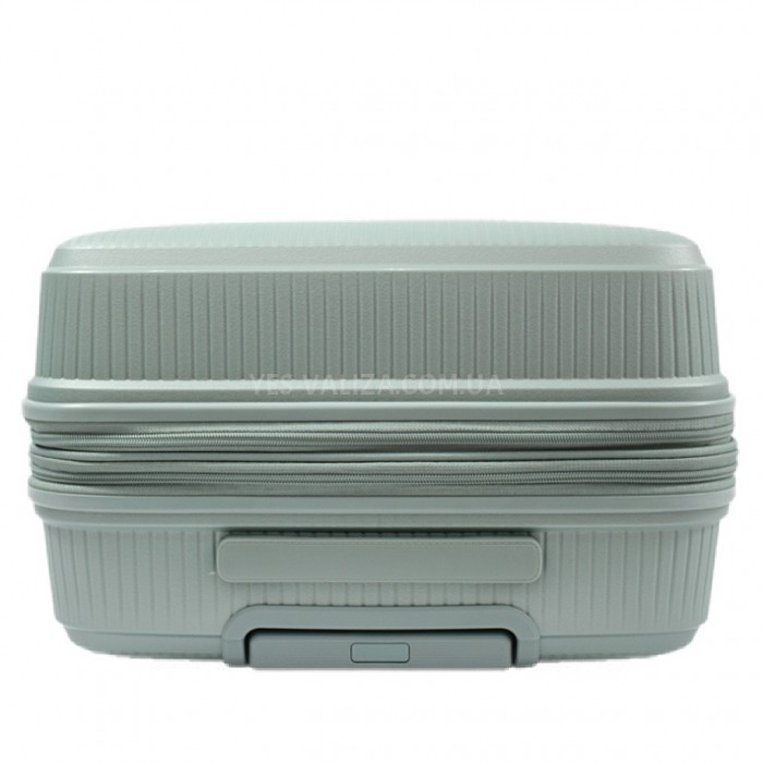 Валіза велика L поліпропілен оливка 77х53х33+5/133л/4.3кг/Aitex 251, фото 6