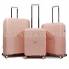 Набір валіз Франція (L M S-3шт) поліпропілен рожевий/Airtex 251, фото 9