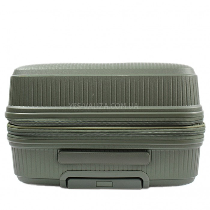 Набор чемоданов Франция (L M S-3шт) полипропилен зелёный/Airtex 251, фото 6