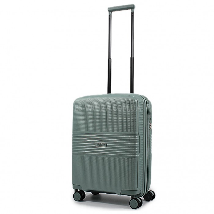 Набір валіз Франція (L M S-3шт) поліпропілен оливка/Airtex 251, фото 4