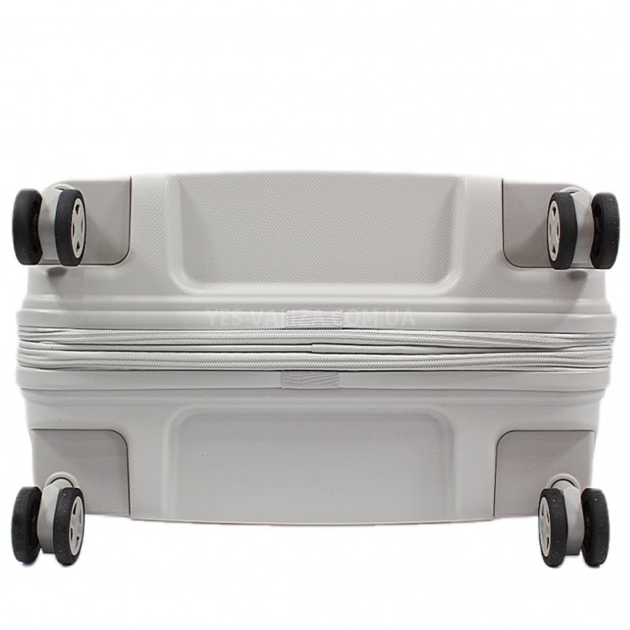 Набор чемоданов Франция (L M S-3шт) полипропилен серый/Airtex 252, фото 6