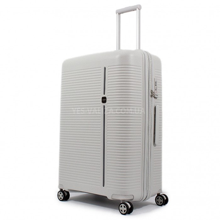 Набір валіз Франція (L M S-3шт) поліпропілен сірий/Airtex 252, фото 2