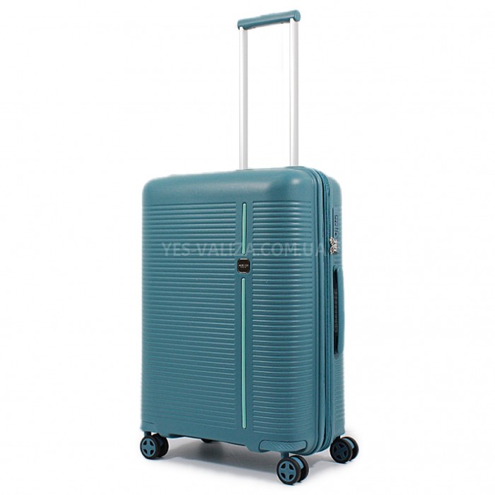 Набор чемоданов Франция (L M S-3шт) полипропилен синий/Airtex 252, фото 3