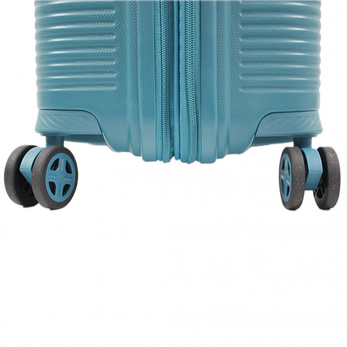 Набір валіз Франція (L M S-3шт) поліпропілен синій/Airtex 252, фото 8