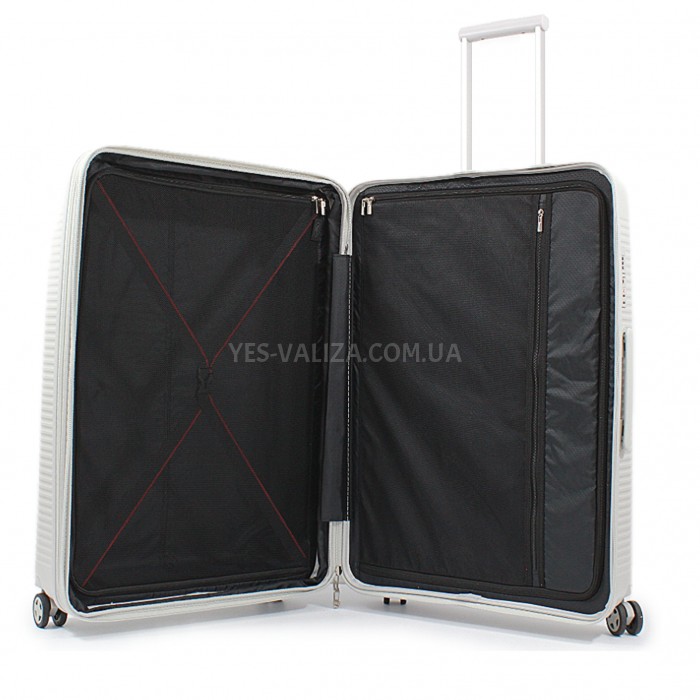 Чемодан большой L полипропилен серый 78х54х32+5/124л/4.8кг/Airtex 252, фото 10