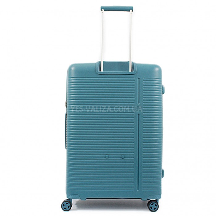 Чемодан большой L полипропилен синий 78х54х32+5/124л/4.8кг/Airtex 252, фото 3