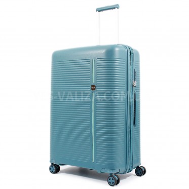 Чемодан большой L полипропилен синий 78х54х32+5/124л/4.8кг/Airtex 252