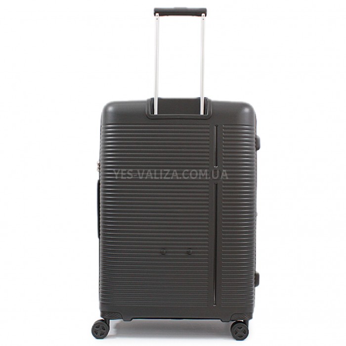 Валіза велика L поліпропілен чорна 78х54х32+5/124л/4.8кг/Airtex 252, фото 3