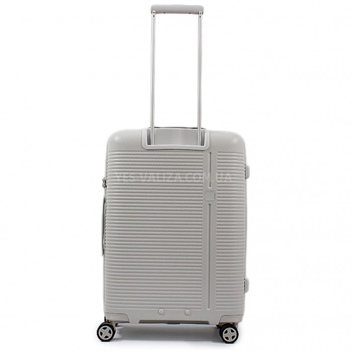 Валіза середня M поліпропілен сіра 68х48х27+5/79л/4кг/Airtex 252, фото 3