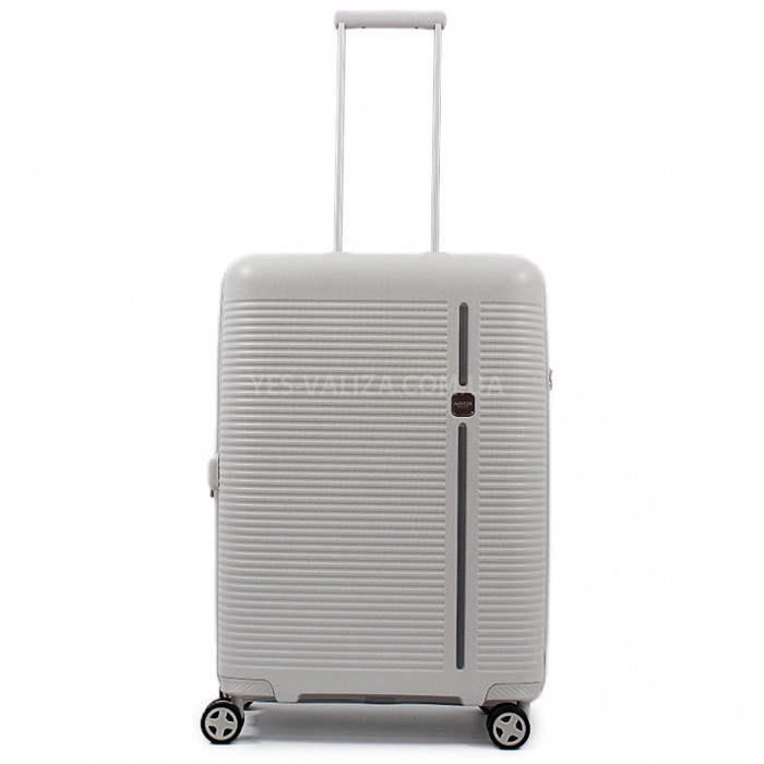 Чемодан средний M полипропилен серый 68х48х27+5/79л/4кг/Airtex 252, фото 2