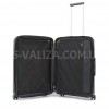 Валіза середня M поліпропілен чорна 68х48х27+5/79л/4кг/Airtex 252, фото 20