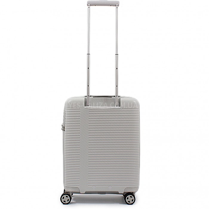 Валіза ручна поклажа S поліпропілен сіра 55х40х22+5/45л/3.1кг/Airtex, фото 3