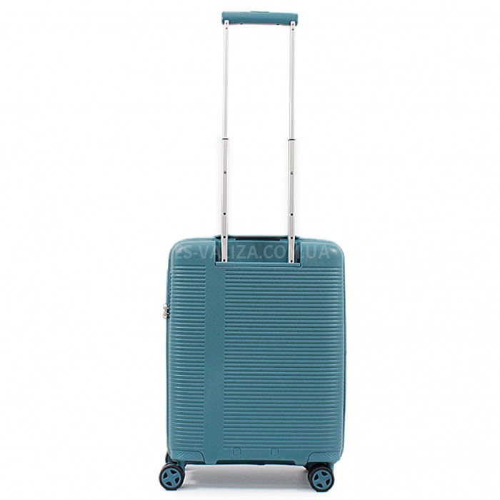 Чемодан ручная кладь S полипропилен синий 55х40х22+5/45л/3.1кг/Airtex, фото 3