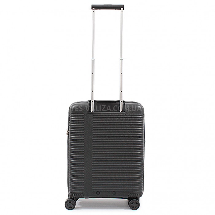 Чемодан ручная кладь S полипропилен чёрный 55х40х22+5/45л/3.1кг/Airtex, фото 3