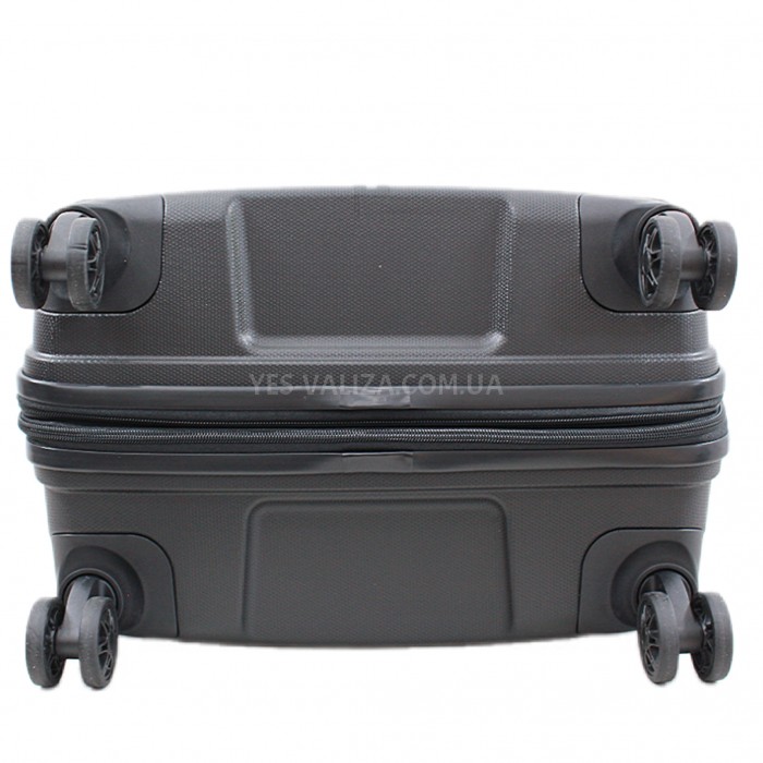 Набор чемоданов Франция (L M S-3шт) полипропилен чёрный/Airtex 648, фото 6