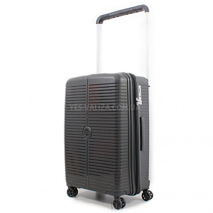 Набор чемоданов Франция (L M S-3шт) полипропилен чёрный/Airtex 648, фото 3