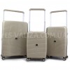 Набор чемоданов Франция (L M S-3шт) полипропилен шампань/Airtex 648, фото 10