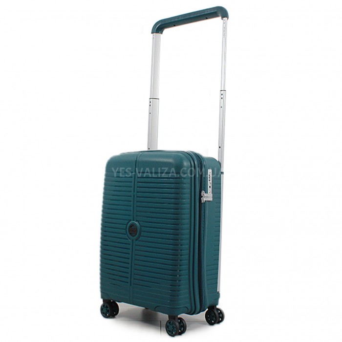 Набір валіз Франція (L M S-3шт) поліпропілен зелений/Airtex 648, фото 4