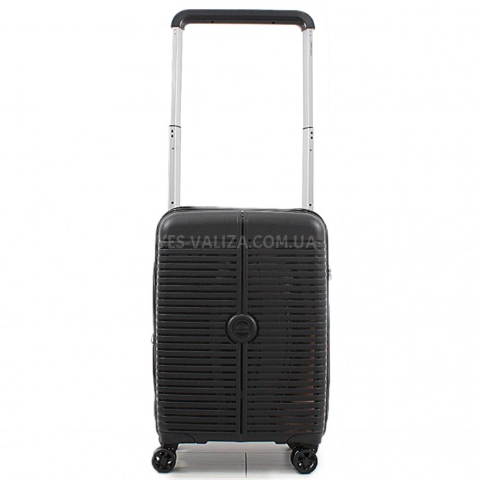 Чемодан ручная кладь S полипропилен чёрный 55х39х23+5/46л/3.2кг/Airtex, фото 2