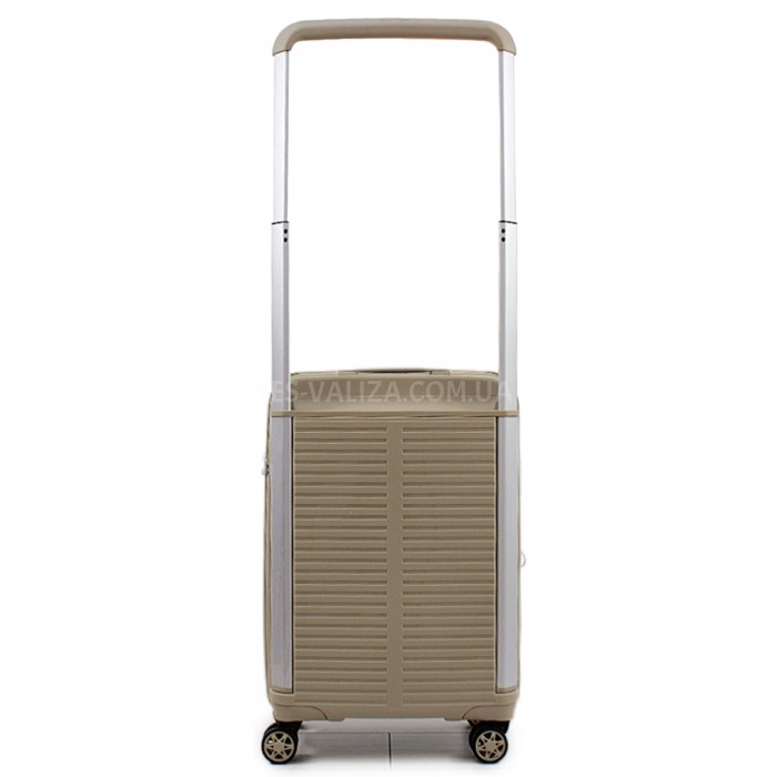 Валіза ручна поклажа S поліпропілен шампань 55х39х23+5/46л/3.2кг/Airtex, фото 3