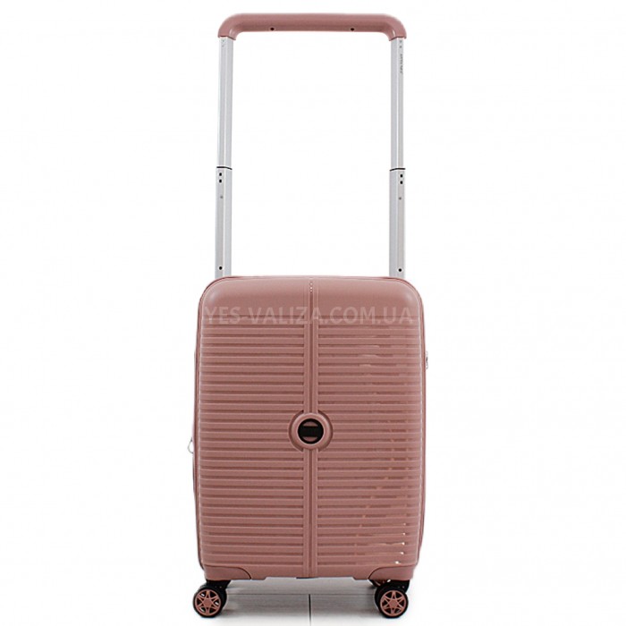 Чемодан ручная кладь S полипропилен пудра 55х39х23+5/46л/3.2кг/Airtex, фото 2