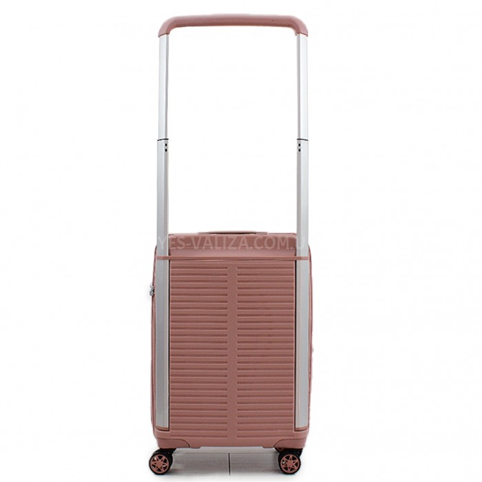 Чемодан ручная кладь S полипропилен пудра 55х39х23+5/46л/3.2кг/Airtex, фото 3