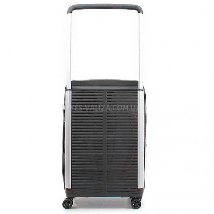 Чемодан средний M полипропилен чёрный 68х44х28+5/79л/3.9кг/Airtex 648, фото 3