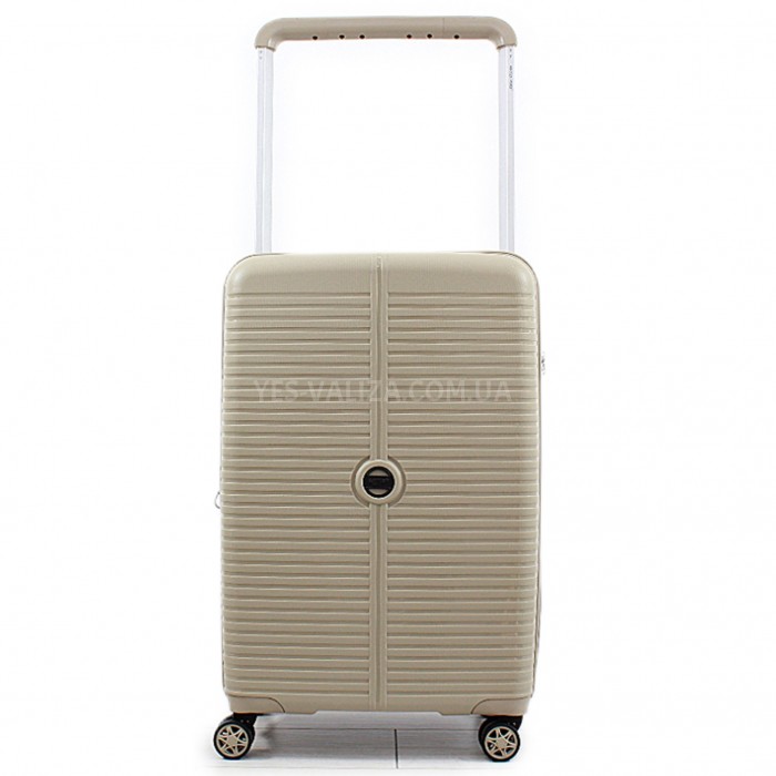 Чемодан средний M полипропилен шампань 68х44х28+5/79л/3.9кг/Airtex 648, фото 2