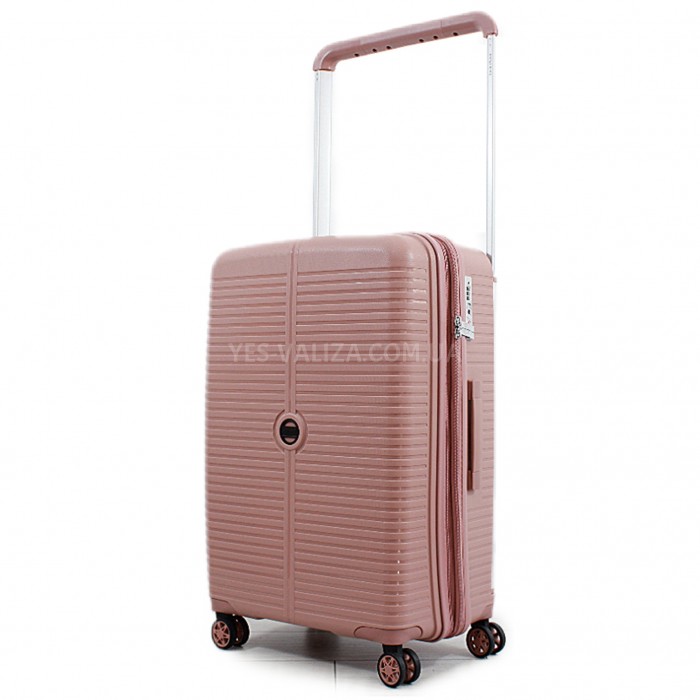 Чемодан средний M полипропилен пудра 68х44х28+5/79л/3.9кг/Airtex 648, фото 1