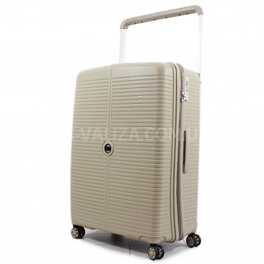 Валіза велика L поліпропілен шампань 78х54х32+5/129л/4.9кг/Airtex 648