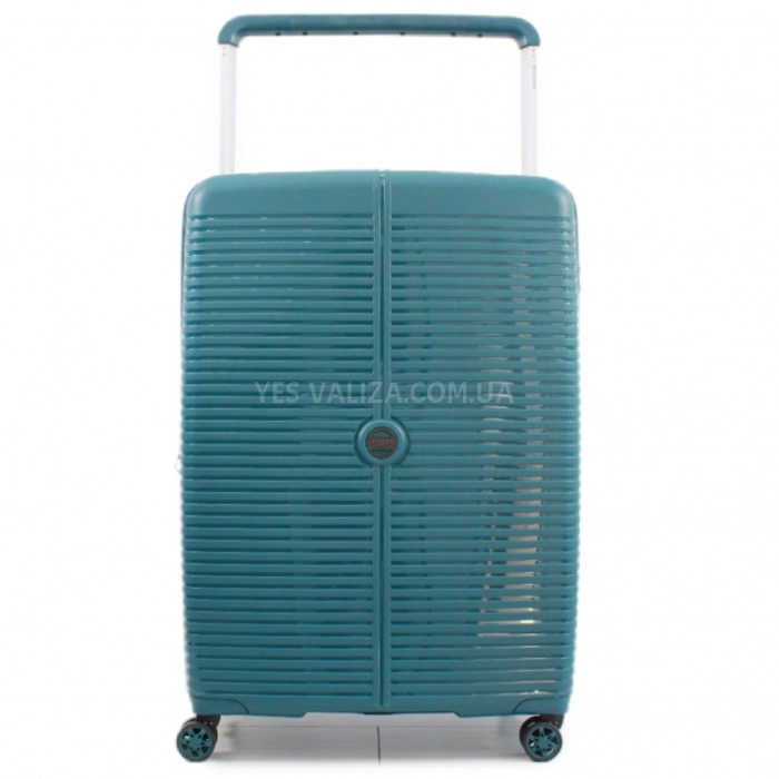 Валіза велика L поліпропілен зелена 78х54х32+5/129л/4.9кг/Airtex 648, фото 2