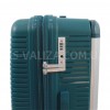 Валіза велика L поліпропілен зелена 78х54х32+5/129л/4.9кг/Airtex 648, фото 18