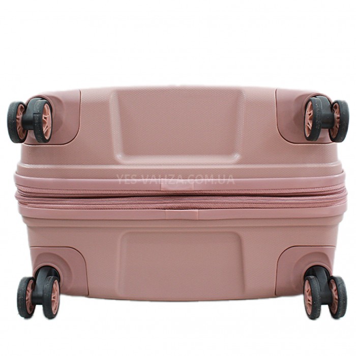 Валіза велика L поліпропілен пудра 78х54х32+5/129л/4.9кг/Airtex 648, фото 7