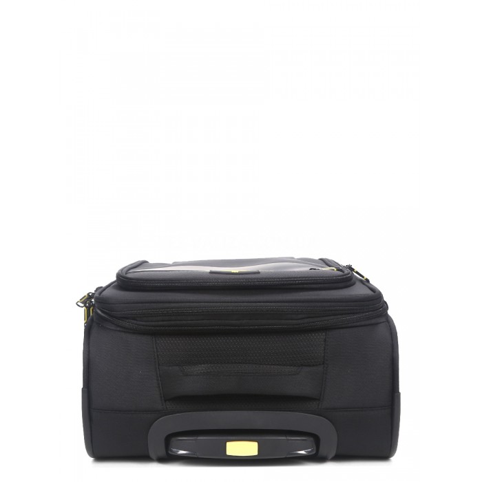 Валіза мала S тканина чорна 55х36х20(+5)см/37л/2.8кг/Worldline 616, фото 9