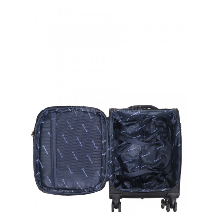 Валіза мала S тканина чорна 55х36х20(+5)см/37л/2.8кг/Worldline 616, фото 11