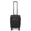 Валіза мала S тканина чорна 55х36х20(+5)см/37л/2.8кг/Worldline 616, фото 13
