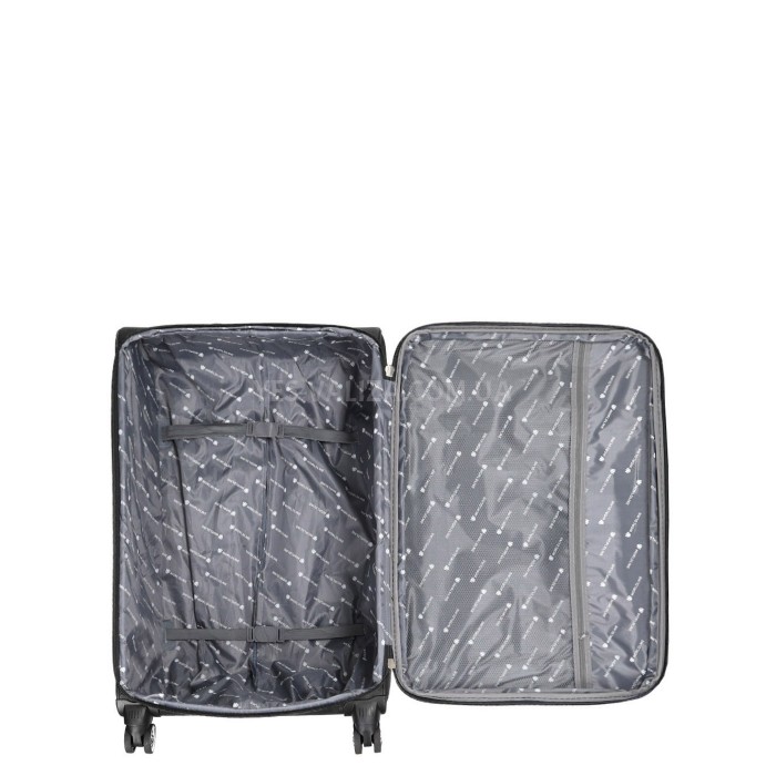 Чемодан гигант XL ткань чёрный 89х54х35(+5)см/145л/4.8кг/Worldline 619, фото 15