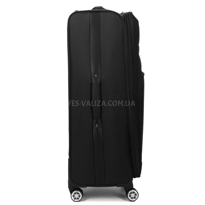 Чемодан гигант XL ткань чёрный 89х54х35(+5)см/145л/4.8кг/Worldline 619, фото 7