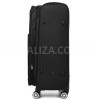 Валіза гігант XL тканина чорна 89х54х35(+5)см/145л/4.8кг/Worldline 619, фото 24