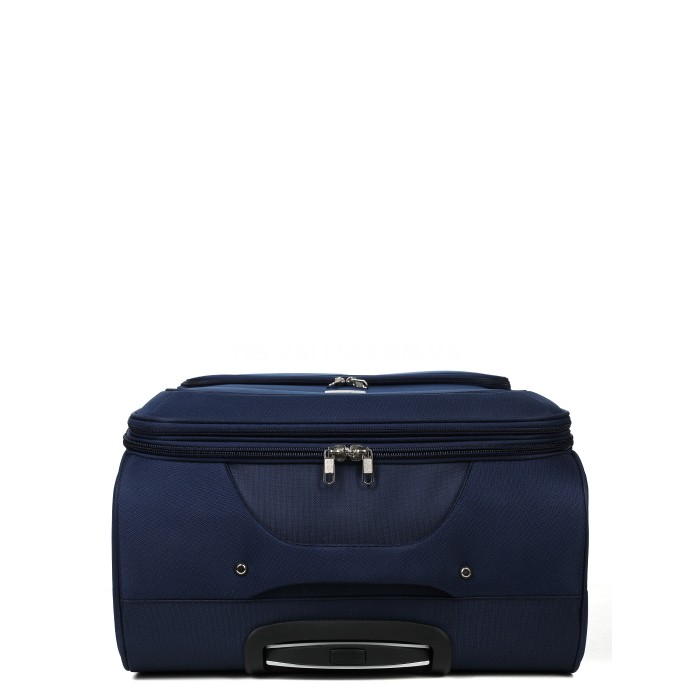 Чемодан большой L ткань синий 79х49х32(+5)см/111л/4.2кг/Worldline 619, фото 9