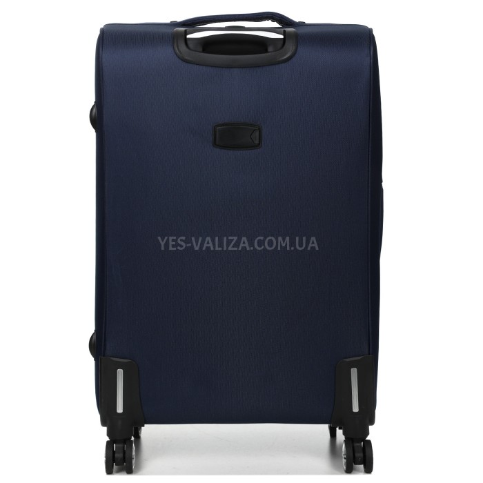 Чемодан большой L ткань синий 79х49х32(+5)см/111л/4.2кг/Worldline 619, фото 4