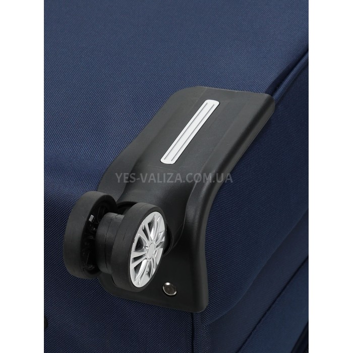 Чемодан средний M ткань синий 69х42х29(+5)см/77л/3.6кг/Worldline 619, фото 14