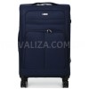 Валіза середня M тканина синя 69х42х29(+5)см/77л/3.6кг/Worldline 619, фото 19