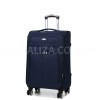 Чемодан средний M ткань синий 69х42х29(+5)см/77л/3.6кг/Worldline 619, фото 18