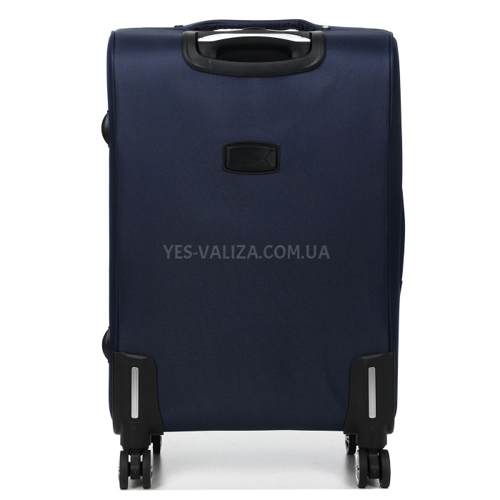 Чемодан средний M ткань синий 69х42х29(+5)см/77л/3.6кг/Worldline 619, фото 4