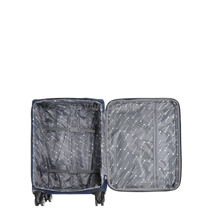 Валіза середня M тканина синя 69х42х29(+5)см/77л/3.6кг/Worldline 619, фото 15