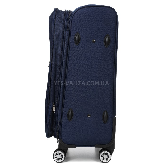 Валіза середня M тканина синя 69х42х29(+5)см/77л/3.6кг/Worldline 619, фото 8