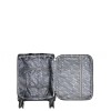 Чемодан малый S ткань чёрный 59х40х25(+5)см/45л/3кг/Worldline 619, фото 31