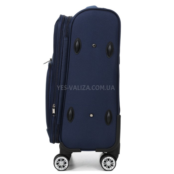 Валіза мала S тканина синя 59х40х25(+5)см/45л/3кг/Worldline 619, фото 6